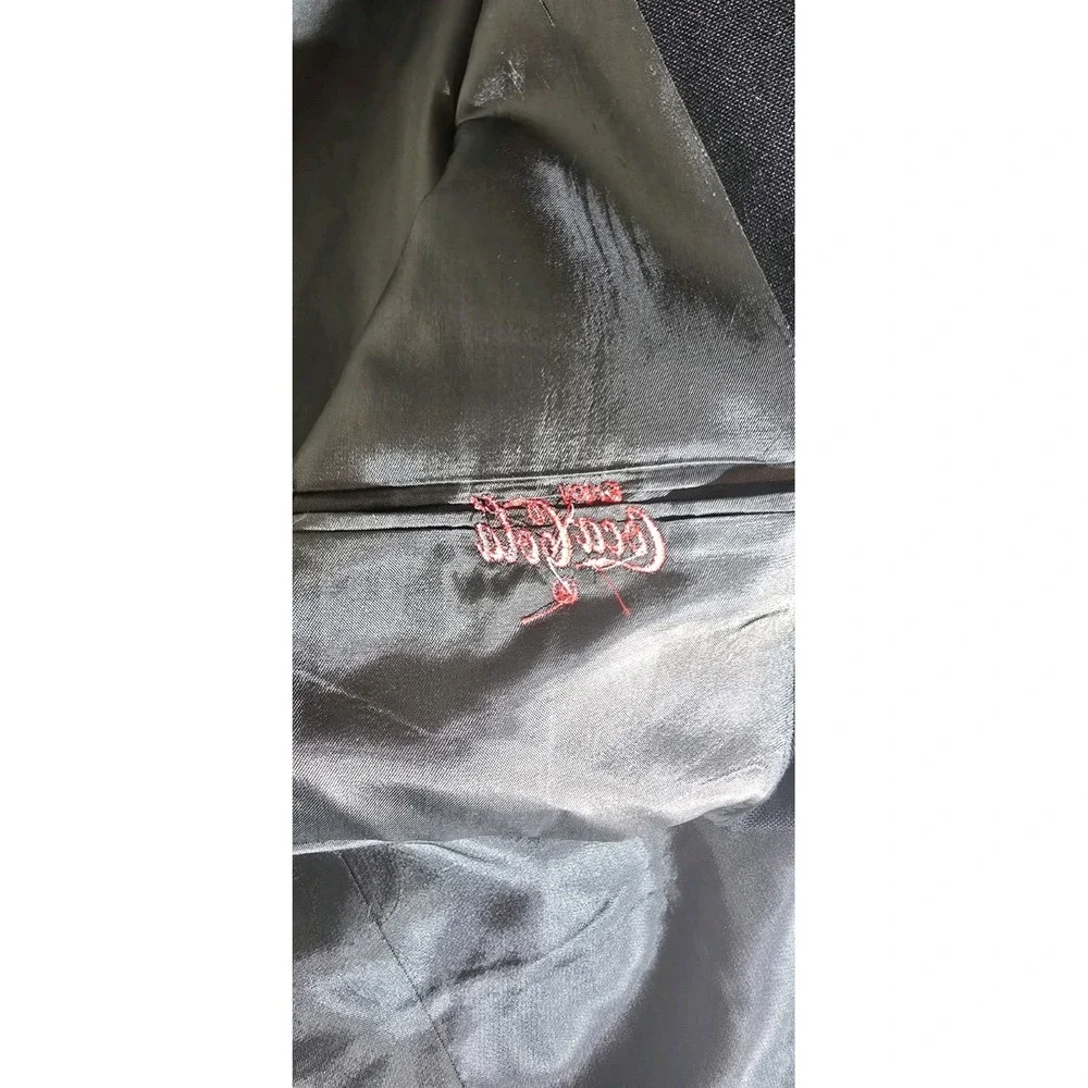 RMC Coca-Cola Blazer Mens 44 Regular Black Gold‎ Button New with Tags